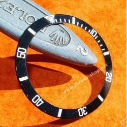 ROLEX RARE INSERT NOIR MONTRES 168000, 16800, 16610 SUBMARINER DATE & PERLE LUMINOVA
