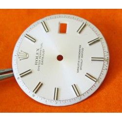 Original Men's Rolex Oyster Perpetual DateJust Silver Dial Incurved