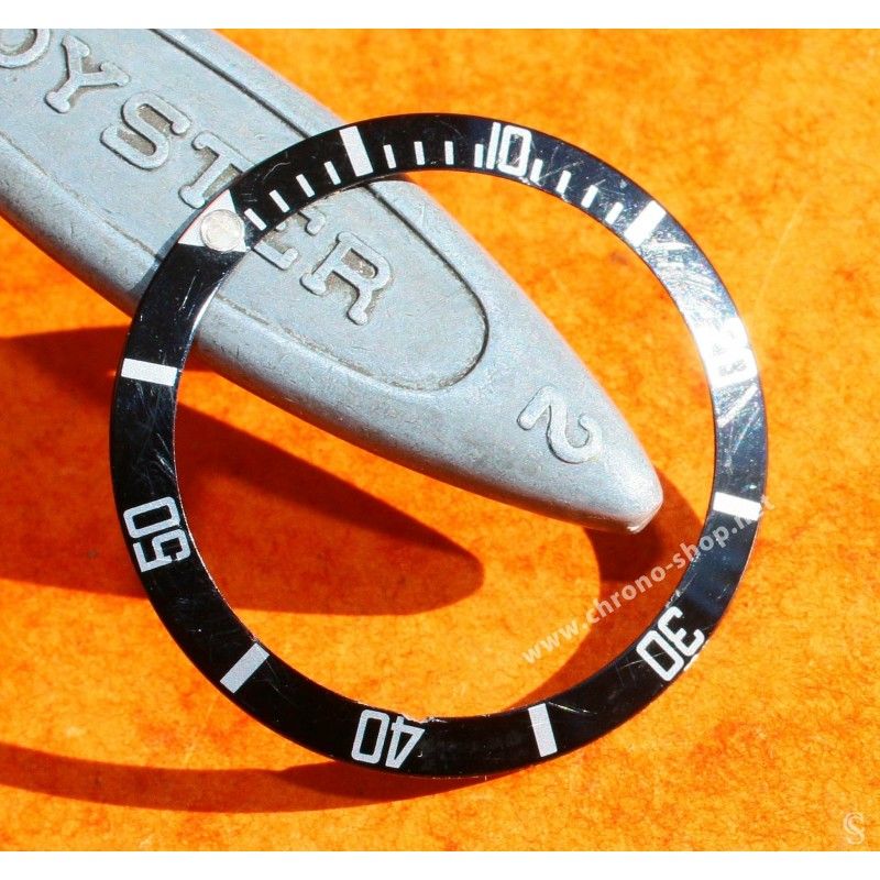 Rolex Submariner date watches 16800, 168000, 16610 Used bezel Insert Inlay & Luminova dot