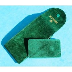 Rolex Used Suede green velvet pouch traveler's service holder case watches Submariner, Gmt, Daytona, Explorer, Air King