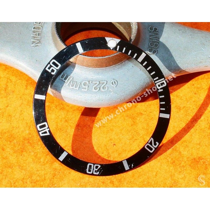 Rolex Submariner date watches 16800, 168000, 16610 Used bezel Insert Inlay & Luminova dot