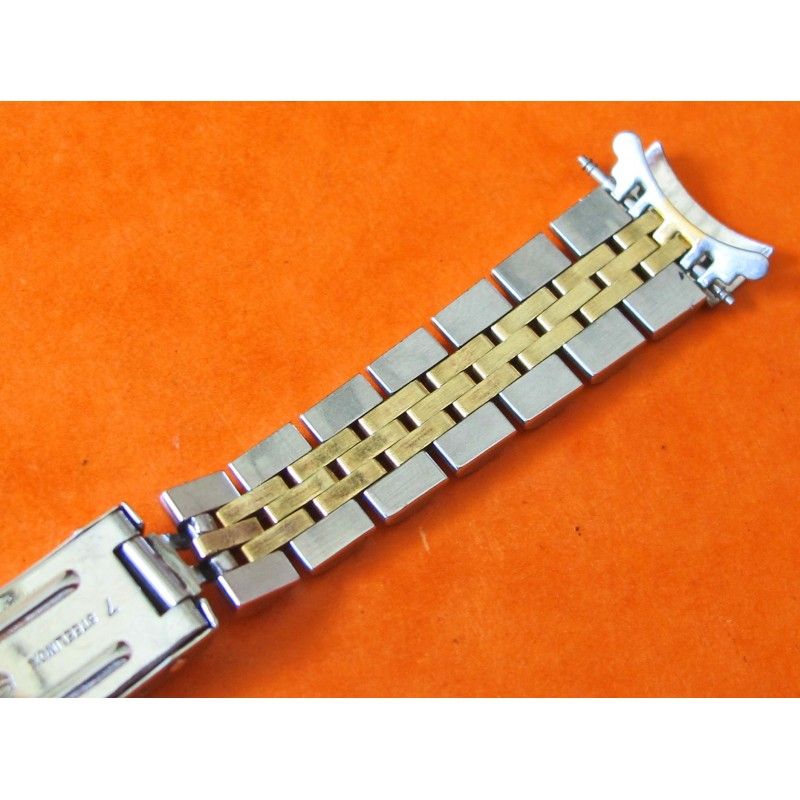 Genuine 13mm 14k Gold Two Tone Jubilee Watch Band Ladies Rolex Datejust 6917 69160 69173