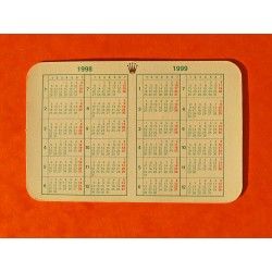  ROLEX VINTAGE CALENDAR 1998-1999