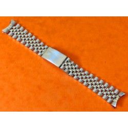 Authentic 1977 Men's Rolex SS 20mm Jubilee Bracelet Band engraved VB