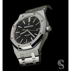 Audemars Piguet RARE WATCH MINT SSTEEL MENS Octagonal Bezel Screwed ROYAL OAK 41mm REF 15400 ST