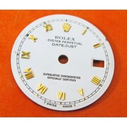 Original Rolex Ladies DateJust White w/ gold Roman Numeral QuickSet Dial
