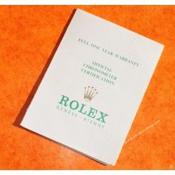 OLD 1977 ROLEX VINTAGE PAPER REGISTERED CERTIFICATE OYSTER PERPETUAL 6916 WATCHES