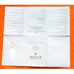 OLD 1977 ROLEX VINTAGE PAPER REGISTERED CERTIFICATE OYSTER PERPETUAL 6916 WATCHES