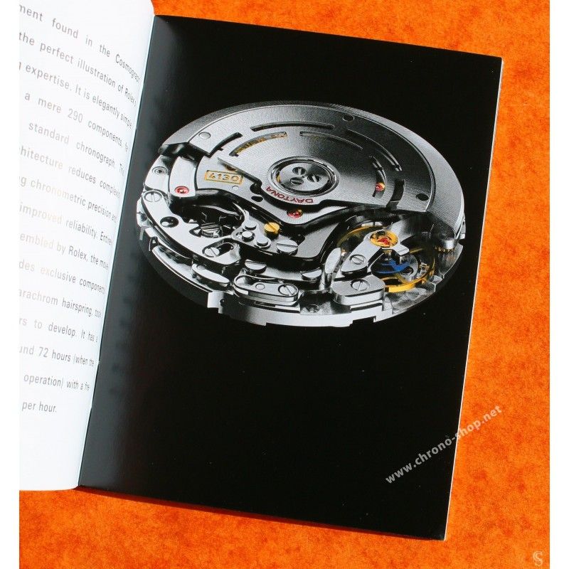 Rolex 2013 Cosmograph Daytona watch booklet, manual 116509, 116515, 116518, 116519, 116520, 116523, 116528, 116568, 116589