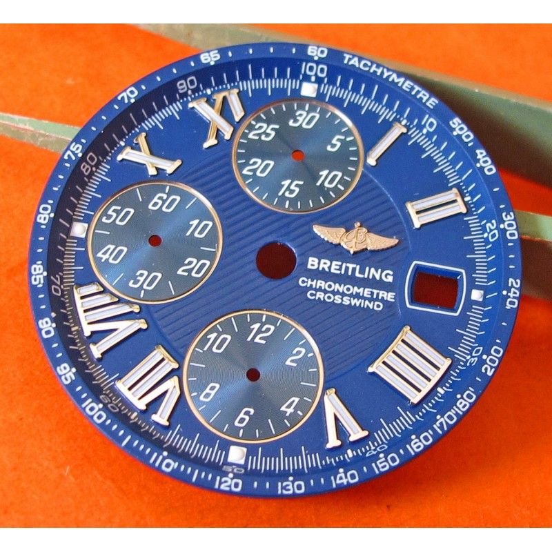 BREITLING ORIGINAL CROSSWIND ROMANS NUMERALS BLUE & SILVER DIAL PART