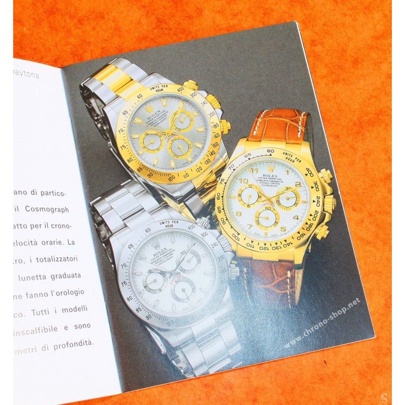 LIVRET 2007 MONTRES ROLEX DAYTONA COSMOGRAPH 116509, 116515, 116518, 116519, 116520, 116523, 116528, 116568