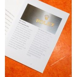 Rolex Rare livret, manuel, notice, mode d'emploi Langue Allemand montres Datejust années 2005-2006