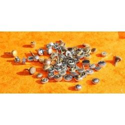LOT DE 100 COURONNES REMONTOIRS ACIER MONTRES DIVERS