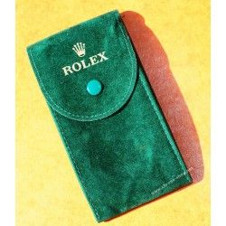 Rolex Mint Suede green velvet pouch traveler's service holder case watches Submariner, Gmt, Daytona, Explorer, Air King