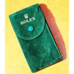 Rolex Mint Suede green velvet pouch traveler's service holder case watches Submariner, Gmt, Daytona, Explorer, Air King