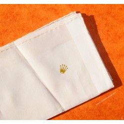 VINTAGE POCHETTE ROLEX COULEUR IVOIRE LUXE TISSU RARE GOODIES