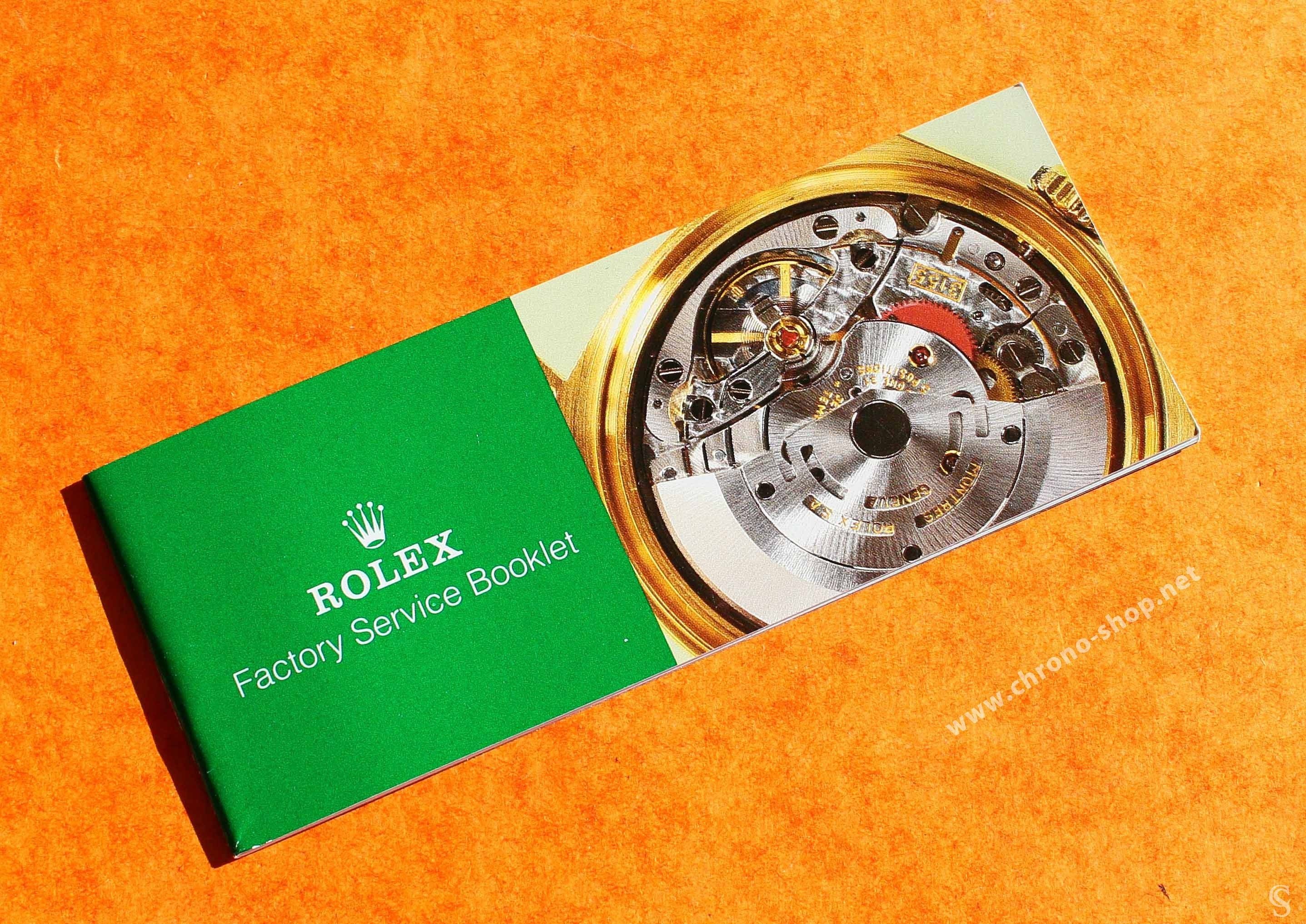 rolex factory service