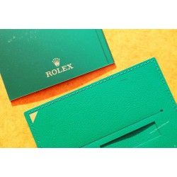 Rolex rare porte Cartes, documents Cuir Livret Garantie Internationale Occasion Montres GUARANTEE MANUAL WORDLWIDE SERVICE