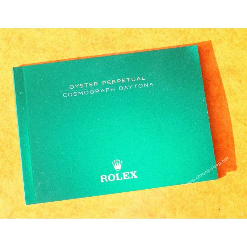 Rolex 201 Cosmograph Daytona watch Italian booklet, manual 116509, 116515, 116518, 116519, 116520, 116523, 116528, 116568
