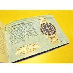 1991 ROLEX SUBMARINER BOOKLET 16600-14060...