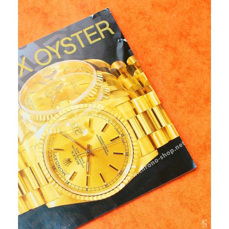 Rare Rolex Oyster Perpetual Date 1997 Manual Booklet Slight Def Upper Corner ref 15238, 15223, 15200, 69160, 15210, 69240, 69190