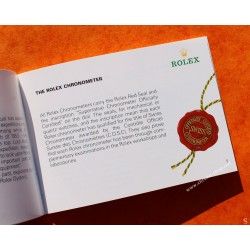 ROLEX 2007 ENGLISH GENUINE OYSTER WATCHES BOOKLET BROCHURE PAMPHLET YOUR ROLEX OYSTER
