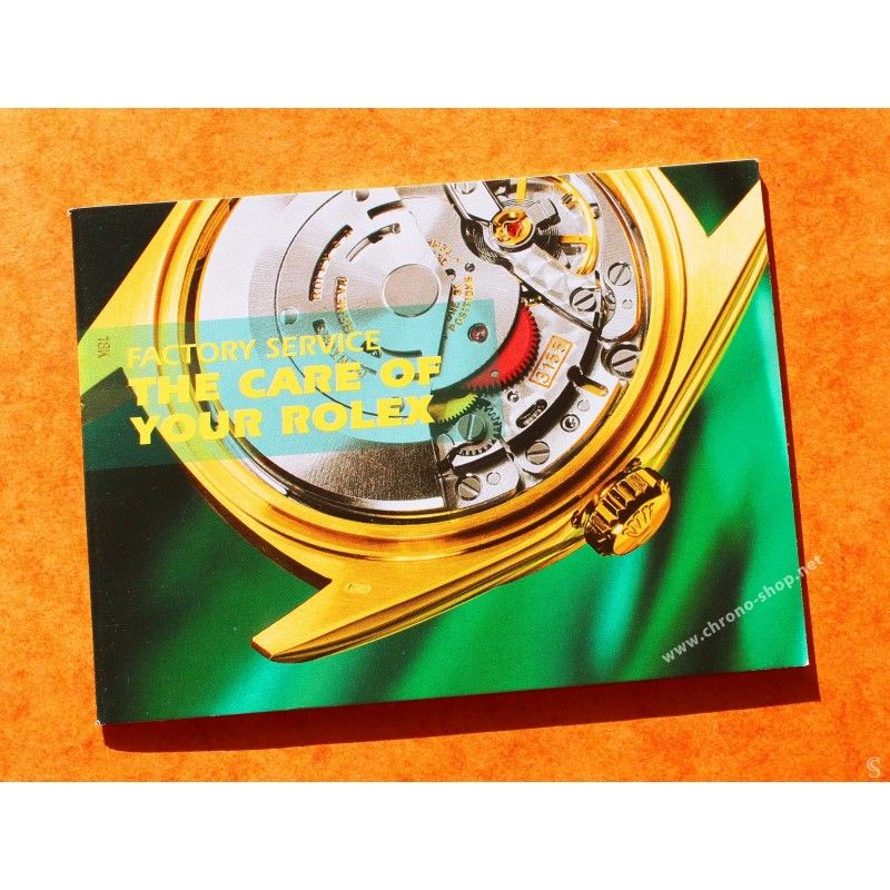 Original discontinued Rolex USA Factory Service Booklet Rolex Manual DALLAS, NEW YORK, BEVERLY HILLS