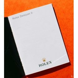 Rolex 2001 livret, manuel, notice, mode d'emploi Langue anglais montres Datejust II 116300, 116333, 116334