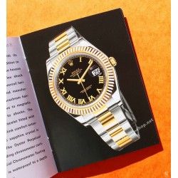 Rolex 2001 livret, manuel, notice, mode d'emploi Langue anglais montres Datejust II 116300, 116333, 116334