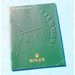 Rolex Rare livret, manual, notice, mode d'emploi Langue anglais montres Datejust année 2005