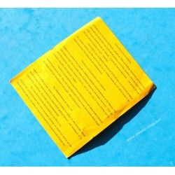 BREITLING Livret jaune documents montres papiers AUTHORIZED DISTRIBUTORS