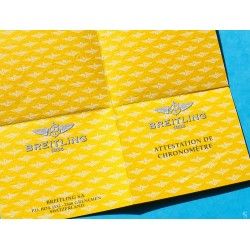 BREITLING Livret jaune documents montres papiers Ecrin Breitling Bakélite