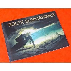 LIVRET ROLEX SUBMARINER SEADWELLER 1988 séries 5513 16660 16610