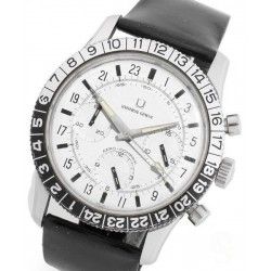 Universal Geneve Aero-Compax Chronograph 882.424 Bezel insert Graduated GMT 24h watch spare Chronograph
