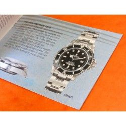 LIVRET ROLEX SUBMARINER SEADWELLER 1988 séries 5513 16660 16610