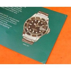 Scarce Genuine Vintage Rolex Red Submariner 1680 Explorer Freccione 1655 GMT MASTER 1675 SportsFolio Booklet