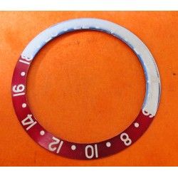 Vintage Rolex GMT Master 1675 16750 Pepsi Blue & Red Faded Bezel Watch Insert Part