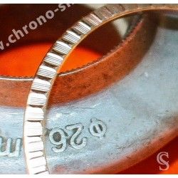 GENUINE MENS ROLEX DATEJUST 16220 ENGINE TURNED BEZEL FLUTED Stainless Steel S/S Watch Bezel Part Ø34.50mm