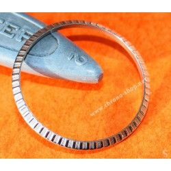 GENUINE MENS ROLEX DATEJUST 16220 ENGINE TURNED BEZEL FLUTED Stainless Steel S/S Watch Bezel Part Ø34.50mm