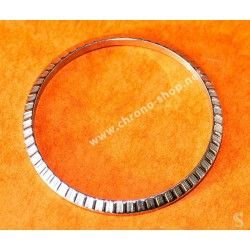 GENUINE MENS ROLEX DATEJUST 16220 ENGINE TURNED BEZEL FLUTED Stainless Steel S/S Watch Bezel Part Ø34.50mm