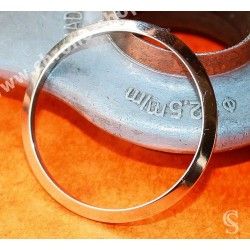ROLEX Authentique Lunette fixe acier 25mm dome montres Dames Datejust, Oyster Perpetual 6916, 69000, 69170, 69173