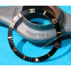 Collectible Black 1680/8 ROLEX VINTAGE BEZEL INSERT 18K SUBMARINER DATE 1680 8 1680-8 