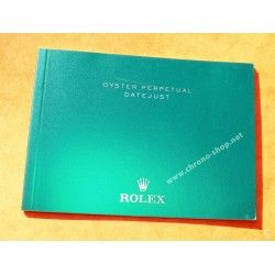Rolex livret, manuel, notice, mode d'emploi 2015 Langue anglais montres Oyster Perpetual Datejust 36mm