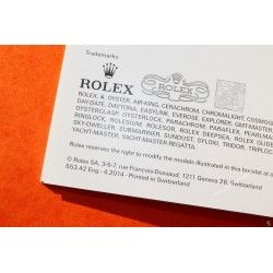 Rolex livret, manuel, notice, mode d'emploi 2014 Langue anglais montres Oyster Perpetual Datejust 36mm