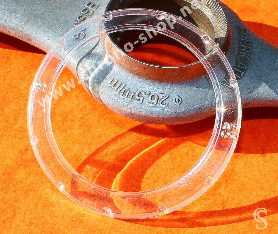 Genuine BREITLING Wrist Watch Clear Plastic Bezel Protector Cover
