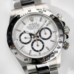 ROLEX BEZEL Insert POLISHED WATCH COSMOGRAPH DAYTONA 16520, 116520 OEM Original STAINLESS STEEL Zenith