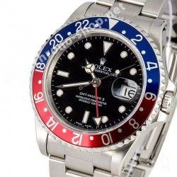 Authentique Rolex pièce détachée Lunette rotative acier Montres GMT MASTER 16700, 16760, 16710