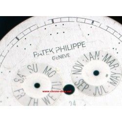 Patek Philippe Genève Rare Preowned Watch Dial Perpetual Calendar Silver Color for sale