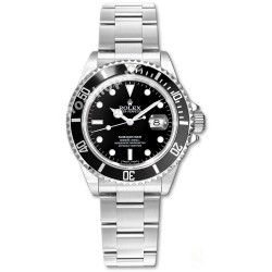 ROLEX RARE INSERT NOIR MONTRES 168000, 16800, 16610 SUBMARINER DATE