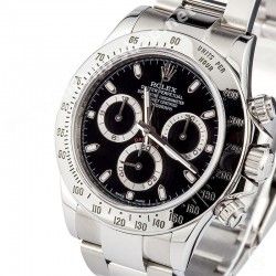 ROLEX BEZEL Insert POLISHED WATCH COSMOGRAPH DAYTONA 16520, 116520 OEM Original STAINLESS STEEL Zenith